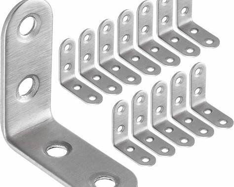 Équerre de fixation renforcée 40x40 mm