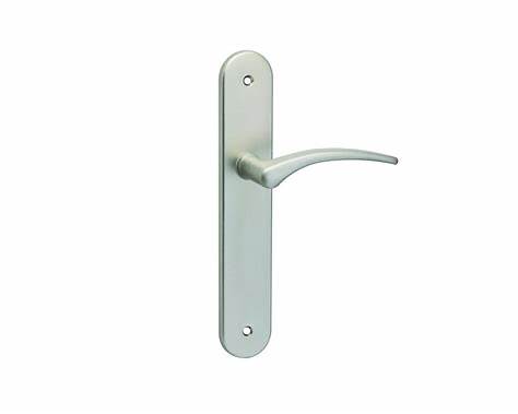 Poignée de porte aluminium brossé